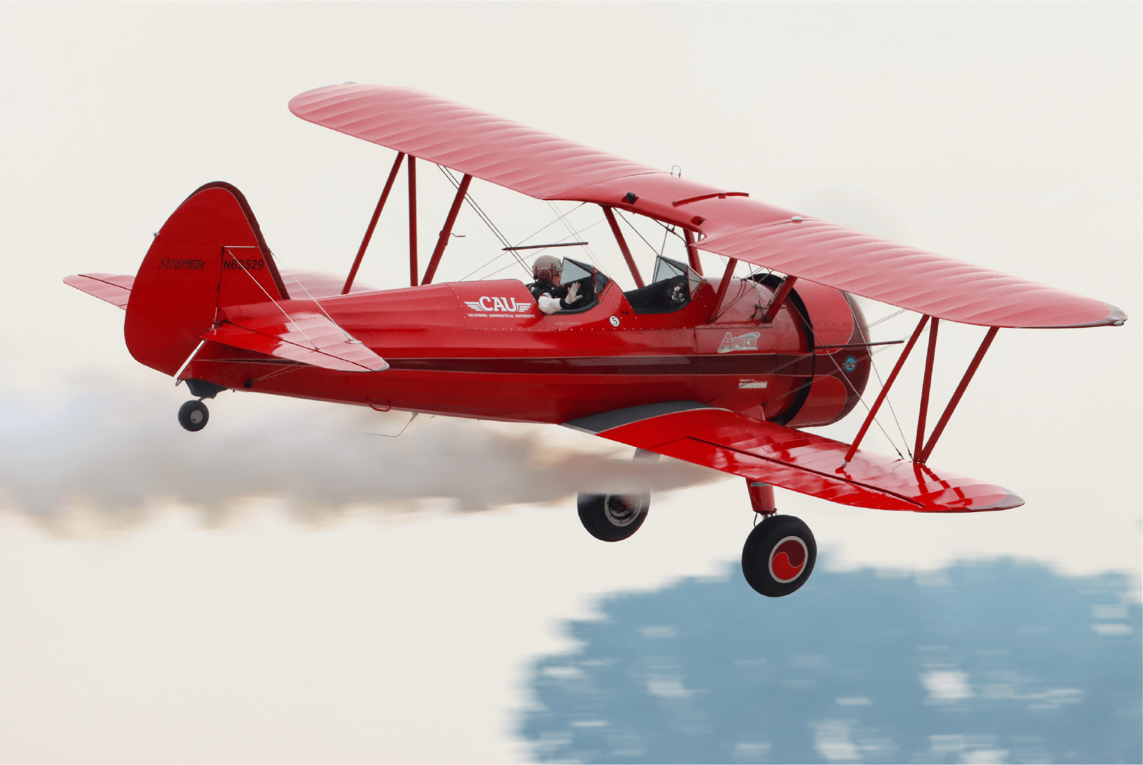 Vicky and Boeing Stearman