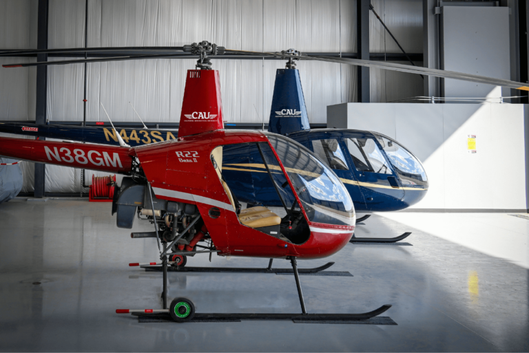 CAU Phoenix helicopter fleet at Falcon Field Airport