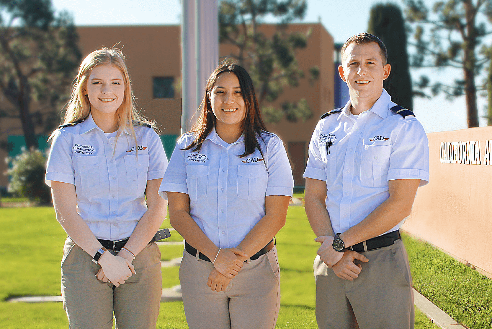 three cau students